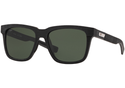 COSTA DEL MAR® | PESCADOR NET GRAY WITH GRAY RUBBER | GRAY POLIARIZUOTI AKINIAI