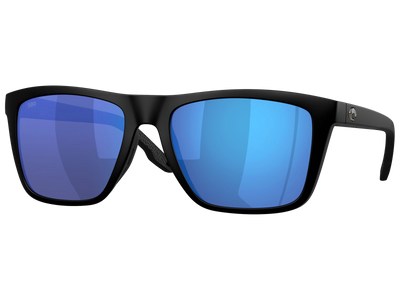 COSTA DEL MAR® | MAINSAIL XL | MATTE BLACK | BLUE MIRROR POLIARIZUOTI AKINIAI LAISVALAIKIUI | ŽVEJYBAI | PRO EYEWEAR
