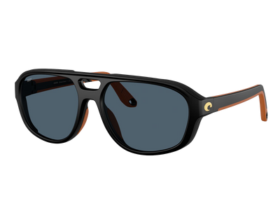 COSTA DEL MAR® | STREET HEAT | MATTE BLACK | GRAY POLIARIZUOTI AKINIAI LAISVALAIKIUI | PRO EYEWEAR
