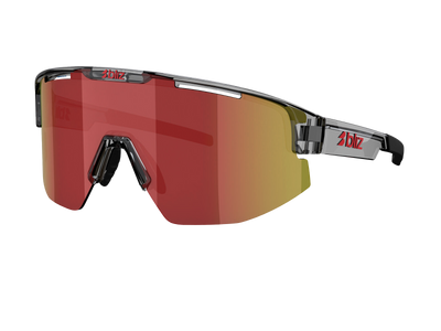 BLIZ MATRIX | TRANSPARENT DARK GREY | RED | AKINIAI SPORTUI | DVIRAČIŲ SPORTUI | BĖGIMUI | TINKLINIUI | TENISUI | PADELIUI | PRO EYEWEAR
