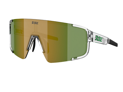 BLIZ P003 | TRANSPARENT WHITE | GREEN | AKINIAI SPORTUI | DVIRAČIŲ SPORTUI | TRIATLONUI | DVIRATININKO AKINIAI | BĖGIMUI | TINKLINIUI | PADELIUI | GOLFUI