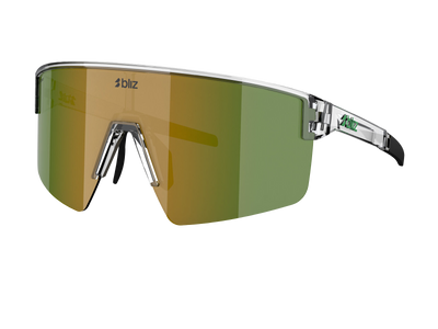 BLIZ P004 | TRANSPARENT WHITE | GREEN | AKINIAI SPORTUI | DVIRATININKO AKINIAI | BĖGIMUI | TINKLINIUI | PADELIUI | GOLFUI | PRO EYEWEAR