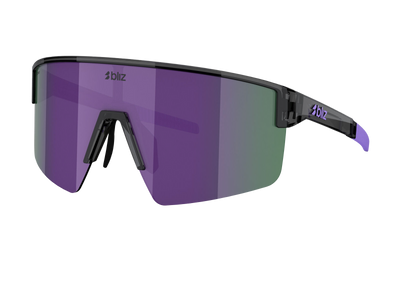 BLIZ P004 | CRYSTAL BLACK | PURPLE AKINIAI SPORTUI | DVIRAČIŲ SPORTUI | LYGUMŲ SLIDINĖJIMUI